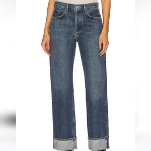 Agolde Fran Low Slung Straight Leg Jean Size 29